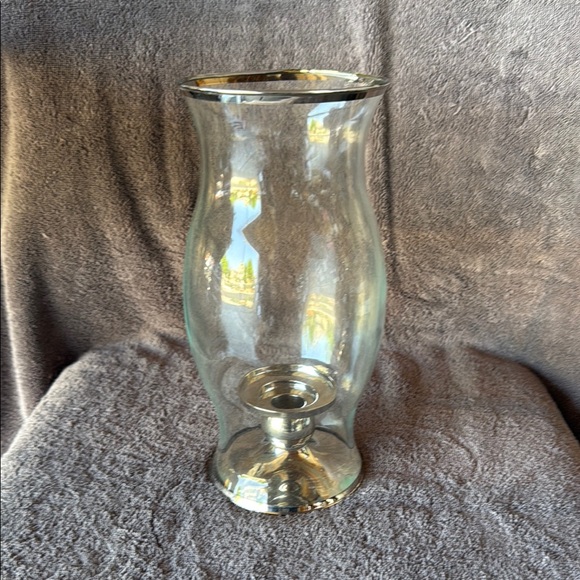 PartyLite jubilee, silver hurricane set - Picture 1 of 3